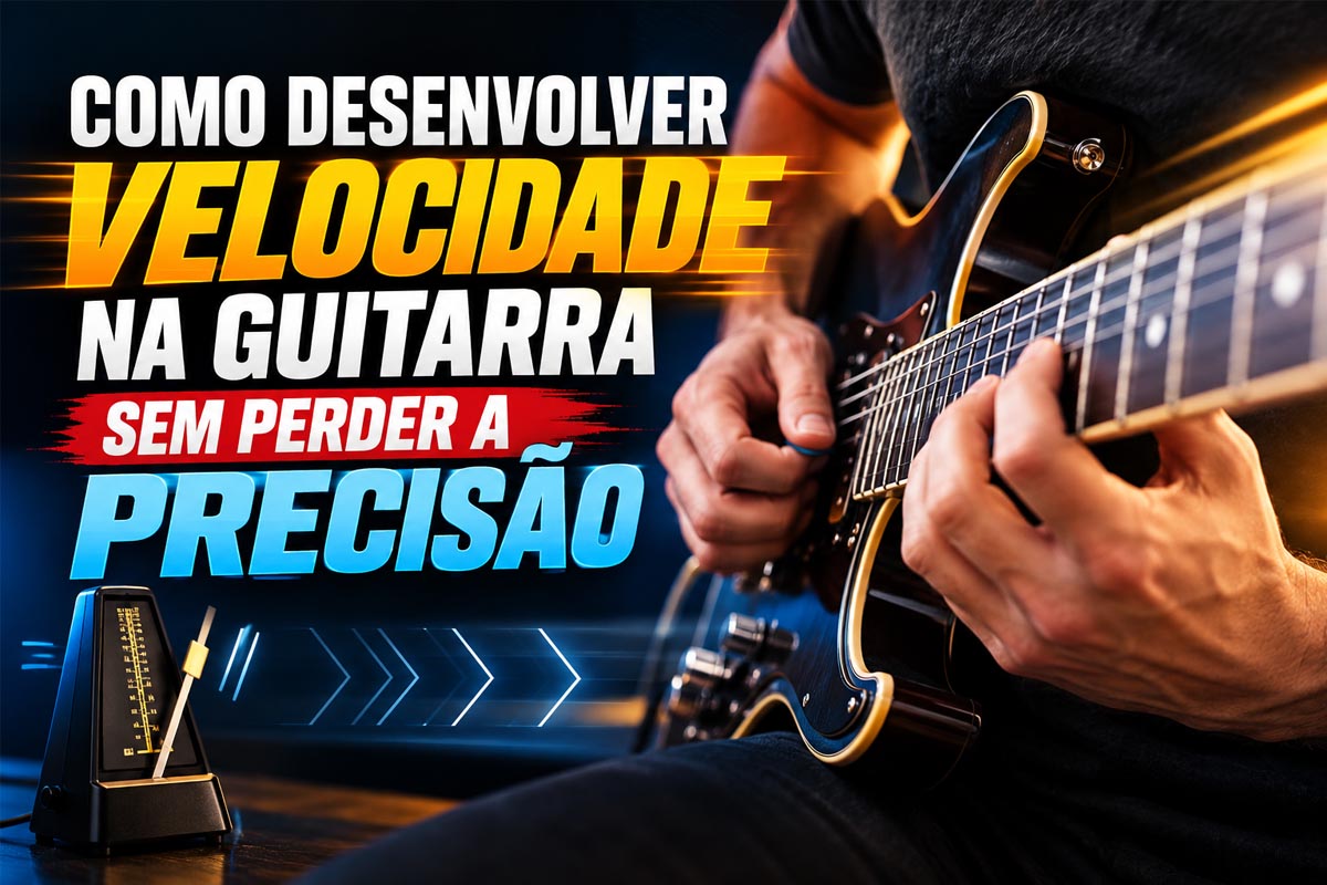 Como desenvolver velocidade na guitarra sem perder a precisão