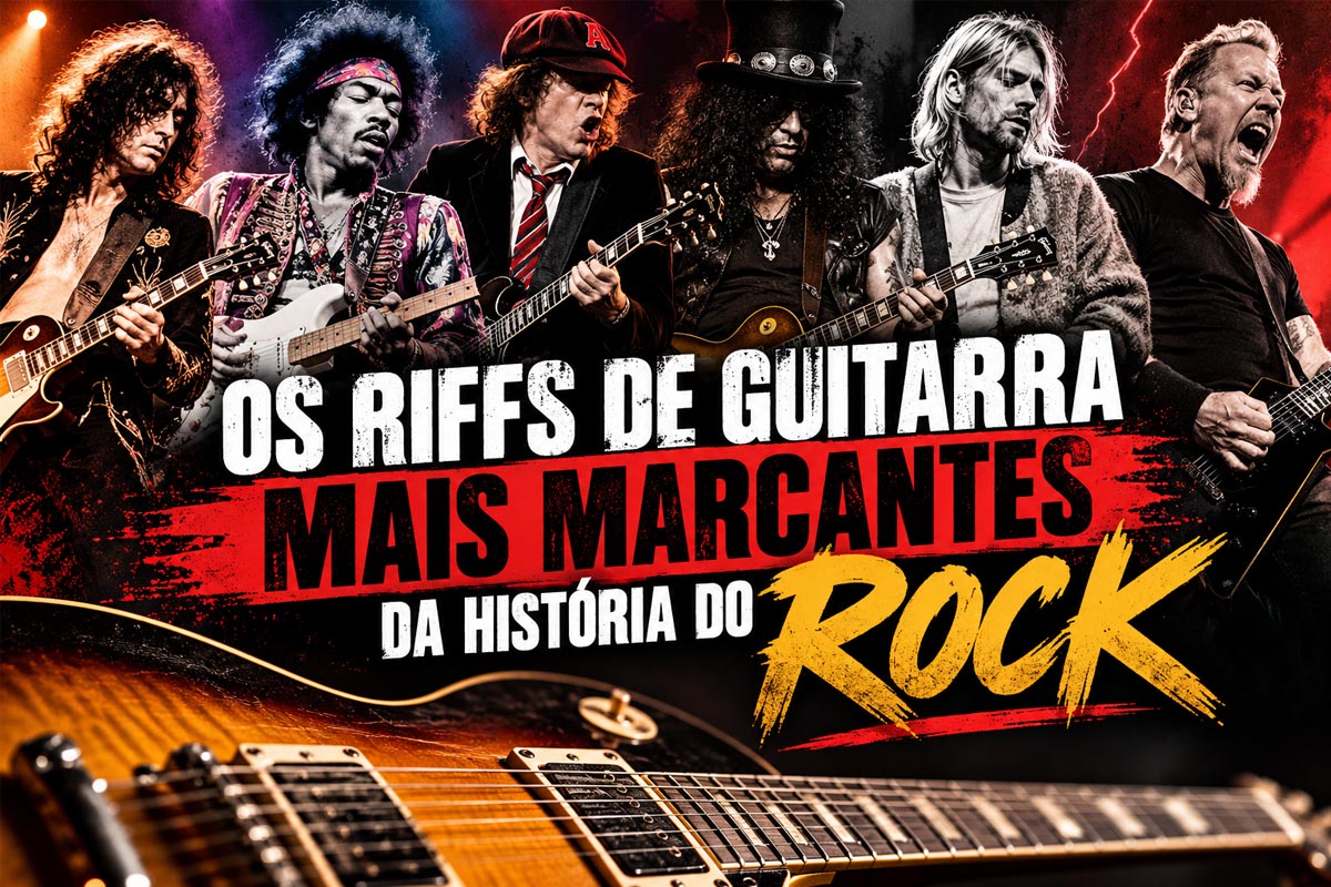Os riffs de guitarra mais marcantes da história do Rock